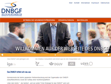 Tablet Screenshot of dnbgf.de